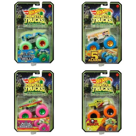 Masina Monstru Hot Wheels Care Lumineaza La Intuneric MATTEL Toys Toys