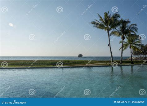 Imperial Hotel Swimming Pool, Brunei Stock Image - Image of blue, seri ...