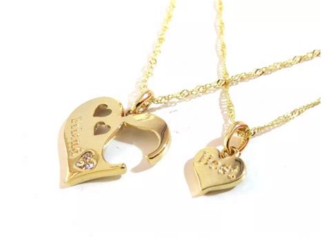 Cordão Melhores Amigas Best Friends Folheado a Ouro 18k o Melhor