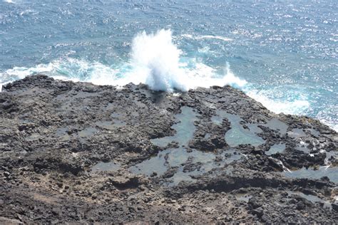 Free Images Sea Coast Rock Ocean Shore Surf Spray Hawaii