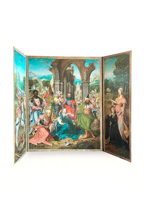 Adoration Of The Magi Triptych Postcard Kmska Shop Bai Bv