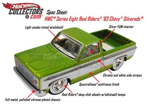 Hot Wheels Red Line Club Real Riders Chevy Silverado