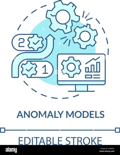 Anomaly Models Turquoise Concept Icon Stock Vector Image Art Alamy