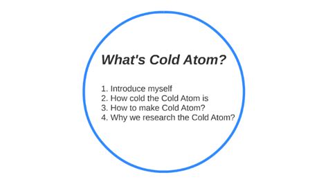 Whats Cold Atom By Shuangli Du On Prezi