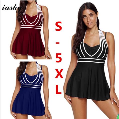 Buy Iasky 2018 New Plus Size Swimwear Women Swimsuit