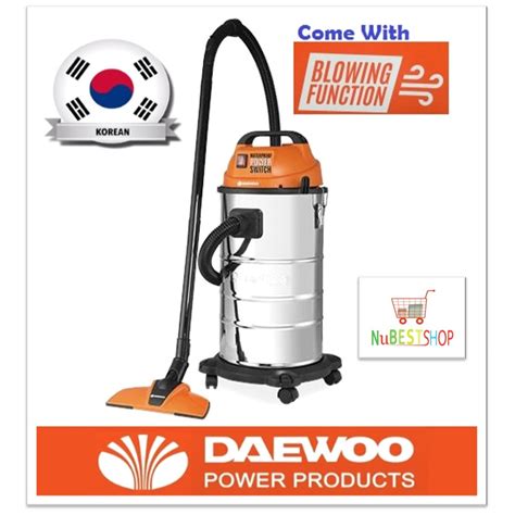 Daewoo Davcw90 30l Wet And Dry 30l Vacuum Cleaner With Blower Function