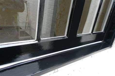 Black Sash Window After Restoration Contact