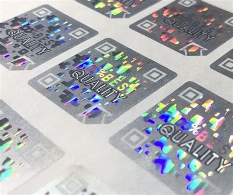 Hhv Hologram With Inkjet Numbering Packaging Type Standard Size