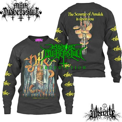 Jual Nile Album Kaos Band Nile Death Metal Brutal Band Metal Shopee