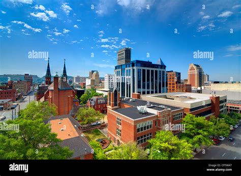 Metropolitan Skyline of downtown Birmingham, Alabama, USA Stock Photo ...