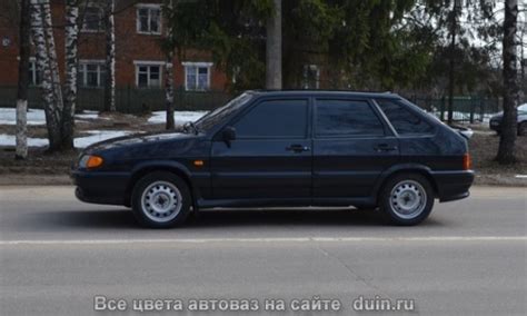 ВАЗ 2114 цвет Пантера (код 672) черный | Авто