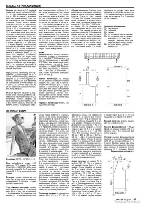 Вязаные модели в журнале Verena №2 2024 Журналы In 2024 Post