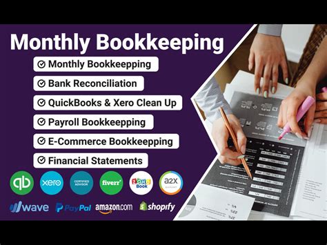 Monthly Accounting And Bookkeeping In Qbo Xero Zoho Wave Sage