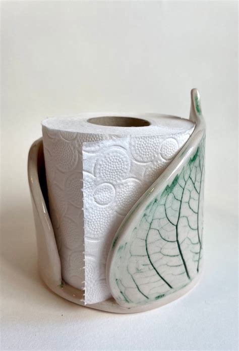 Handmade Ceramic Paper Towel Holder Handmade Ceramic Toilet Paper Towel Holder Etsy