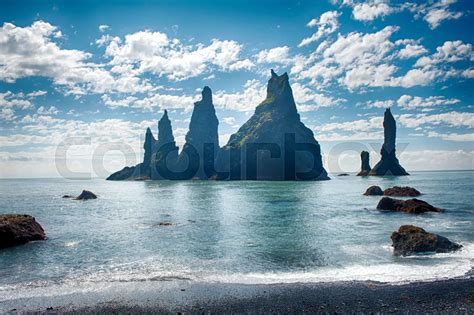 Reynisdrangar Stock Image Colourbox