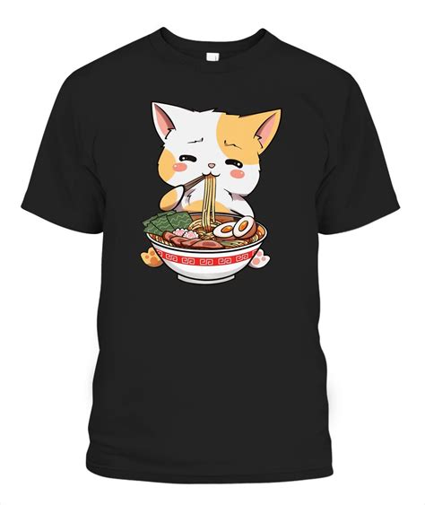 Kawaii Neko Ramen Cute Ramen Cat Japanese Noodle Funny Anime Popular