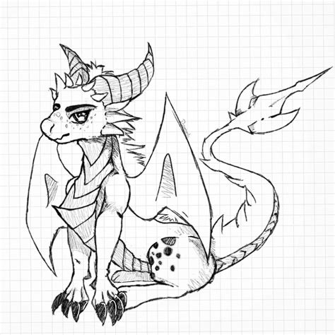 Dragon Oc Sketch I Did Furry