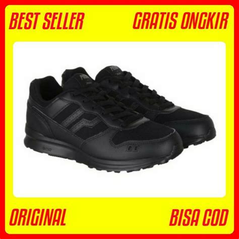 Jual Sepatu Running Piero Jogger All Black Original Murah Sepatu