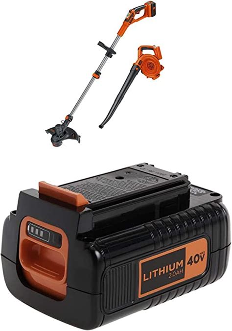 Blackdecker 40v Max String Trimmeredger And Sweeper Combo With Extra Battery 20