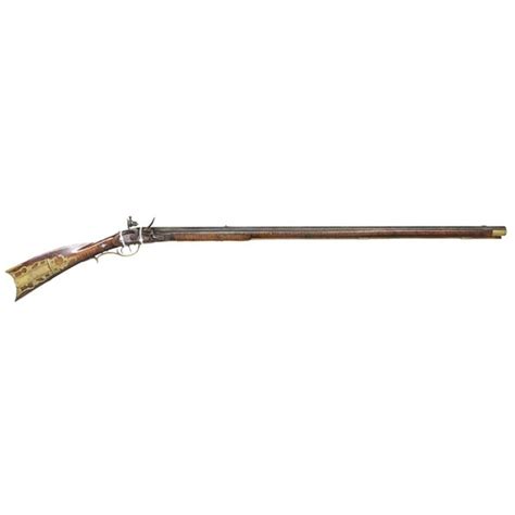 Curly Maple Kentucky Rifle Made And Signed By