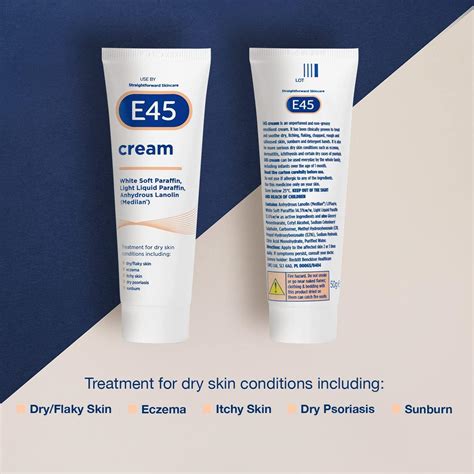 E45 Cream 50g Fast Acting Moisturizer For Dry Skin