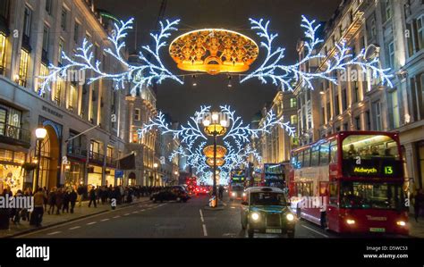 Oxford Street Night Christmas 2012 Hi Res Stock Photography And Images