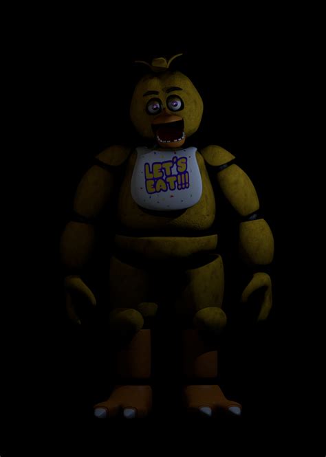 Fnaf 1 Chica Blender3d By Comicnight On Deviantart