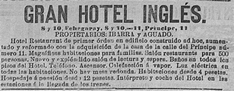 The Centenary History of the Gran Hotel Inglés