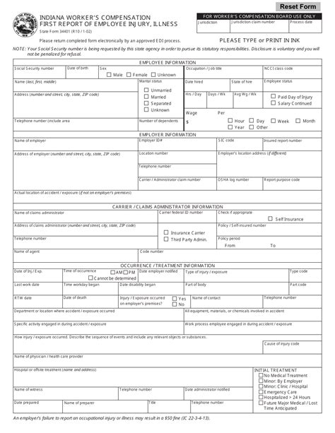 State Form 34401 Fill Out Sign Online And Download Fillable Pdf Indiana Templateroller