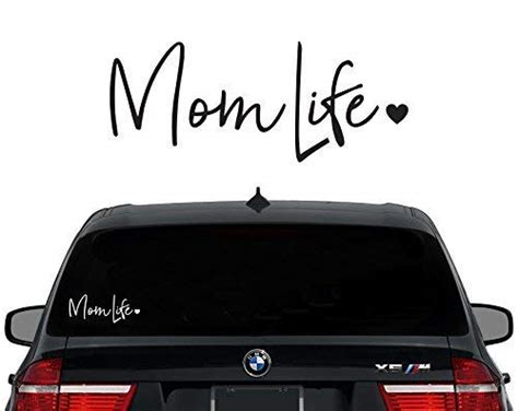 Decaltor Mom Life Decal Vinyl Sticker Cars Trucks Vans Walls Laptop