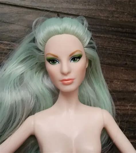 BARBIE DOLL NUDE Dragon Empress Long Mint Green Hair Green Eyes Unique PicClick CA