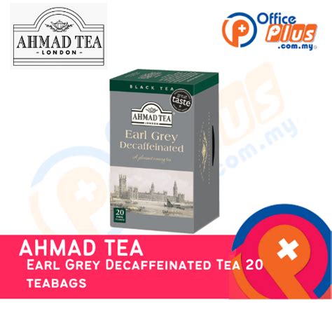 Ahmad Tea Earl Grey Decaffeinated Tea 20 Teabags Lazada