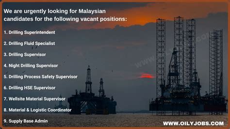 Drilling Process Safety Hse Supervisor Jobs Malaysia