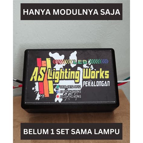 Jual Lampu Strobo Kaca Running Text Wifi Baris New Animasi Mode