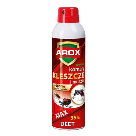 Arox Spray Na Komary Kleszcze I Meszki Deet Max Ml Preparaty Na