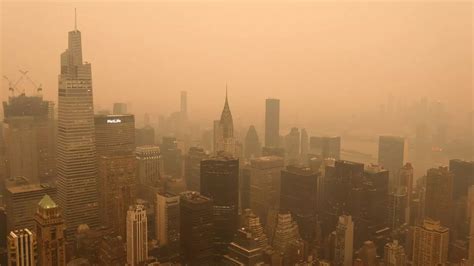 Air Quality Recap Canadian Wildfire Smoke Affects Millions As New York Flights Are Halted