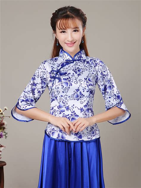 Chinese Tang Suit Women Traditional Ethnic Clothing Top Skirt Sets