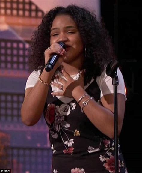 Singer Amanda Mena Earns Golden Buzzer On Americas Got Talent Daily Mail Online