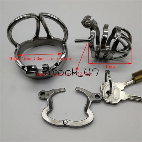 Testis Separate Cage Stainless Steel Male Chastity Device Lock Chastity