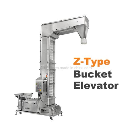 Ce Approved Z Type Chain Bucket Elevator With Vibrate Feeder China Z