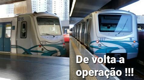 Dupla De Trens Da Frota G E De Volta A Opera O Na