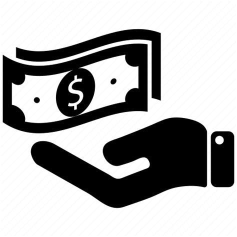 Dollar Hand Money Icon Download On Iconfinder