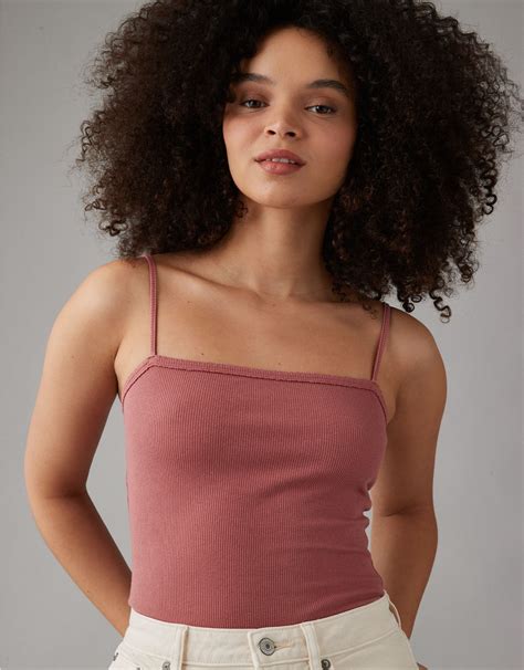 Ae Sleeveless Lace Trim Bodysuit