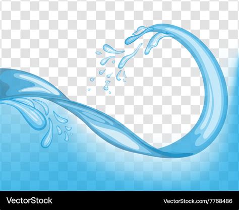 Water Wave Background Royalty Free Vector Image