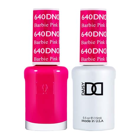 Dnd Duo Gel And Nail Polish Set Barbie Pink 640 2x15ml