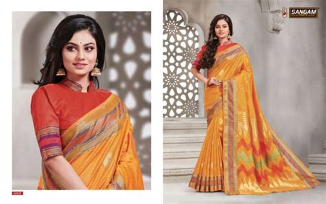 Sangam Shantiniketan Latest Heavy Designer Festive Wear Handloom Silk