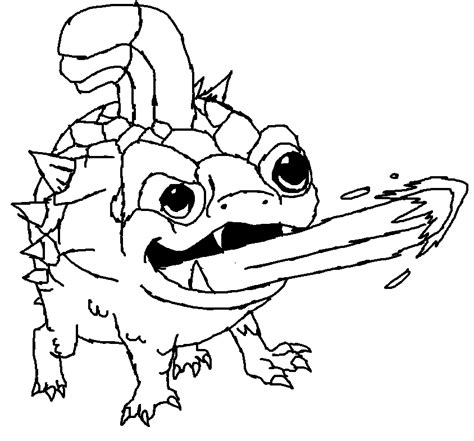 Dibujo Para Colorear De Skylanders