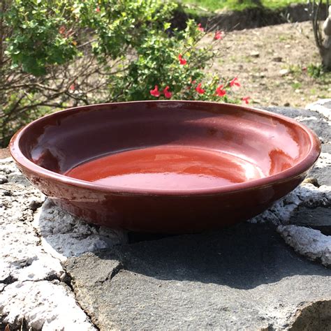Mexican Clay Cazuela Plate Ancient Cookware