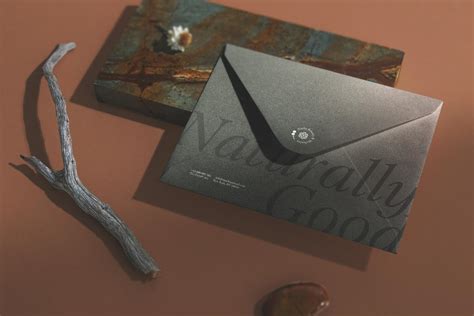 Nude Envelope Branding Mockup Scene Premium Free PSD Mockup Store