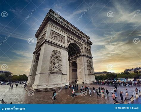 Arc De Trionphe, Paris, France Editorial Stock Image - Image of ...